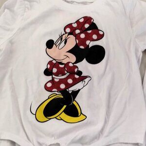 Minnie Mouse Long Sleeve Shirt  / Size 6X / Disney Brand